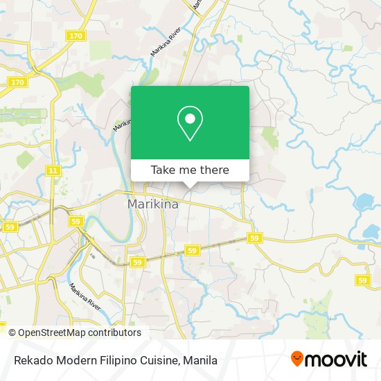 Rekado Modern Filipino Cuisine map