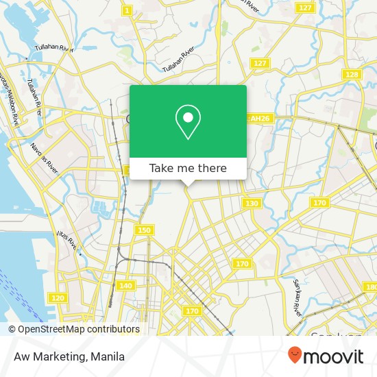 Aw Marketing, Tendido San Jose, Quezon City map