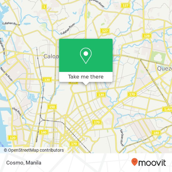 Cosmo, Banawe Manresa, Quezon City map