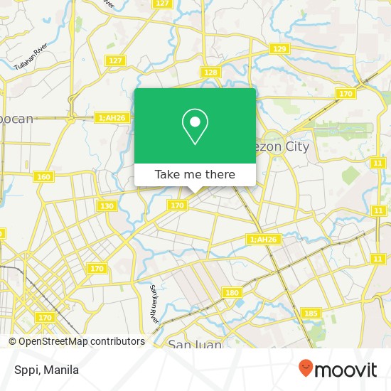 Sppi, Quezon Ave South Triangle, Quezon City map