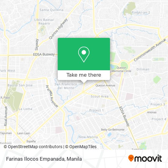 Farinas Ilocos Empanada map