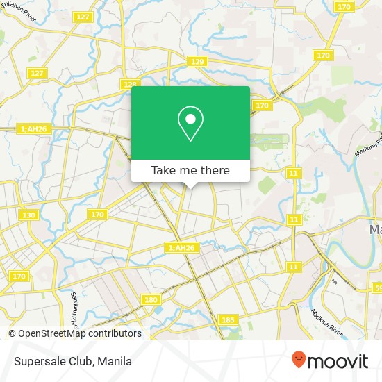 Supersale Club map