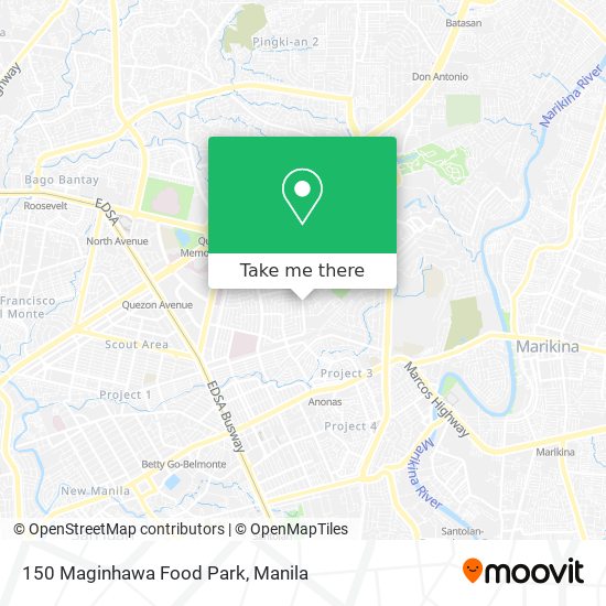 150 Maginhawa Food Park map