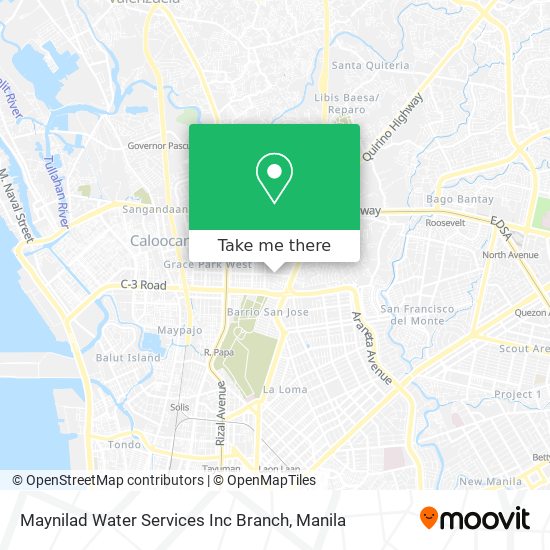 Maynilad Water Services Inc Branch map