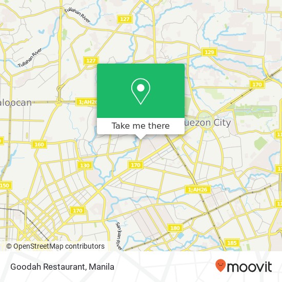 Goodah Restaurant, West Ave West Triangle, Quezon City map