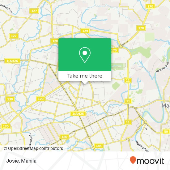 Josie, Matatag Central, Quezon City map