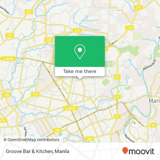 Groove Bar & Kitchen map