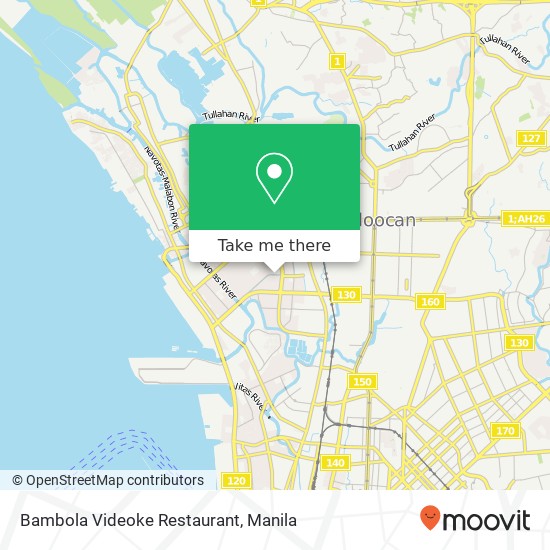 Bambola Videoke Restaurant, Tanigue Barangay 20, Caloocan City map