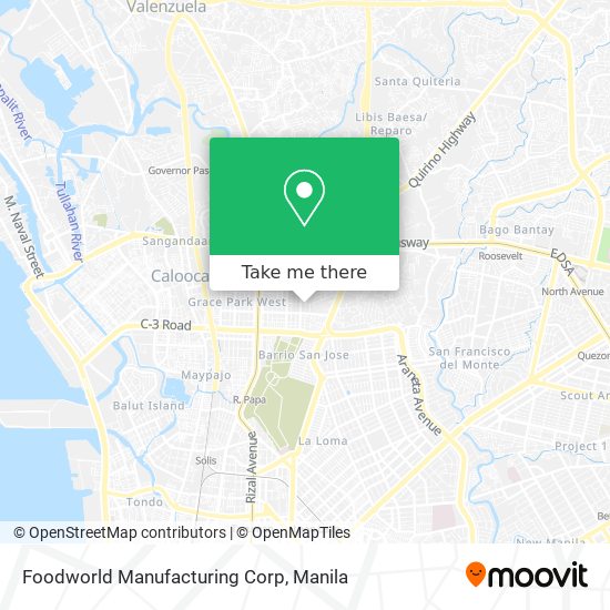 Foodworld Manufacturing Corp map