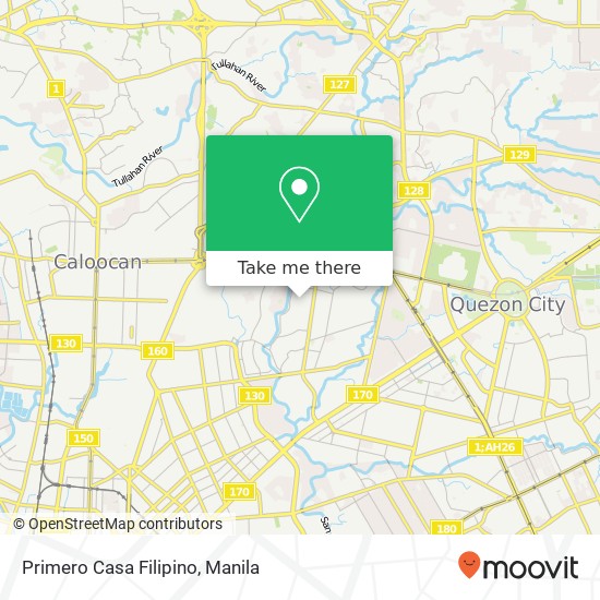 Primero Casa Filipino, Fernandez San Antonio, Quezon City map