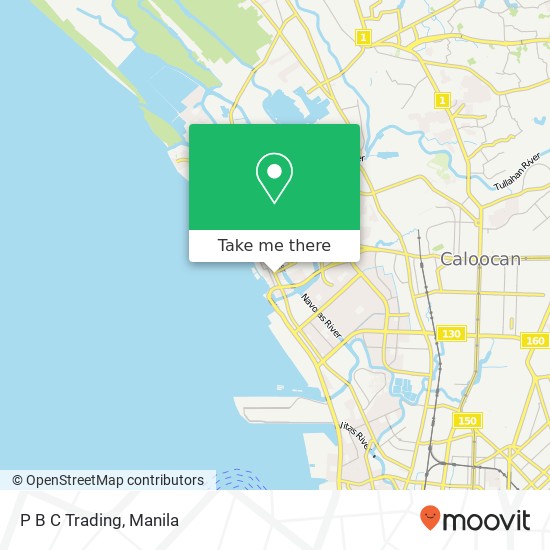 P B C Trading, M. Naval St Navotas East, Navotas map