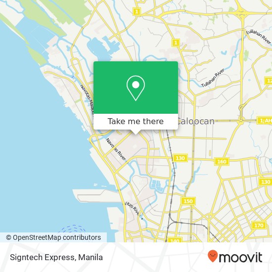 Signtech Express, Barangay 12, Caloocan City map