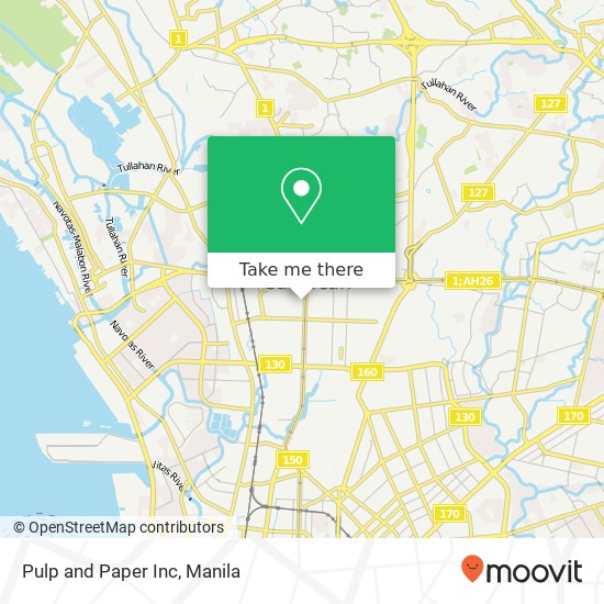 Pulp and Paper Inc, Barangay 71, Caloocan City map