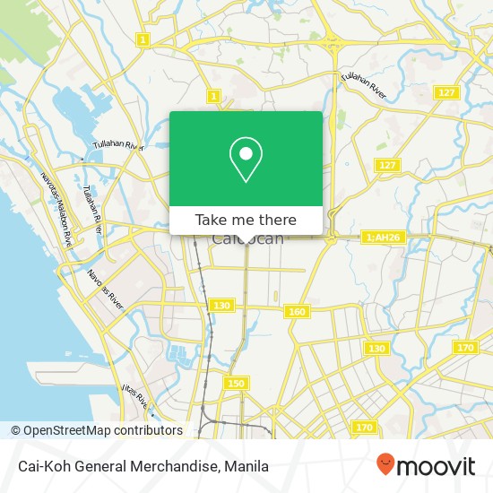 Cai-Koh General Merchandise, Rizal Avenue Ext Barangay 72, Caloocan City map