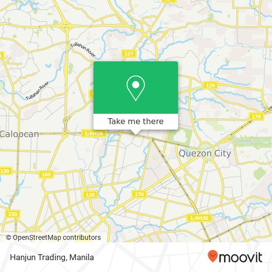 Hanjun Trading, EDSA Veterans Village, Quezon City map