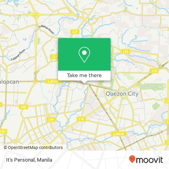 It's Personal, EDSA Veterans Village, Quezon City map