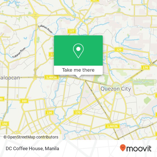 DC Coffee House, EDSA Santo Cristo, Quezon City map