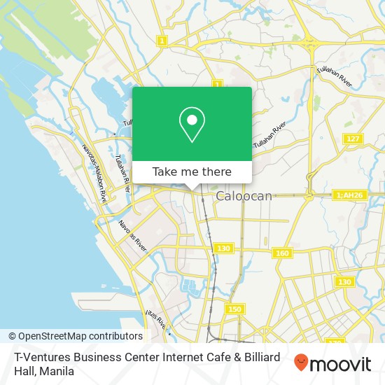 T-Ventures Business Center Internet Cafe & Billiard Hall map