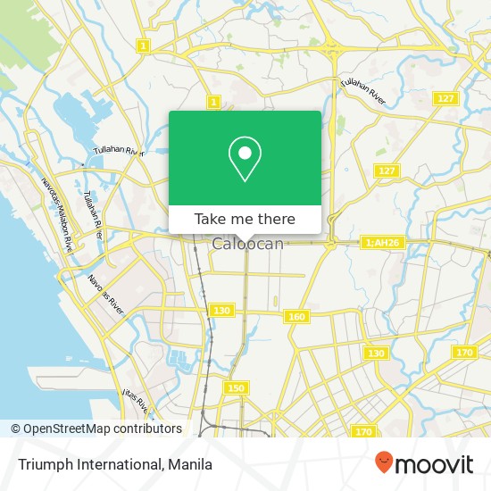 Triumph International, Barangay 76, Caloocan City map