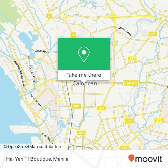 Hai Yen TI Boutique, Barangay 76, Caloocan City map