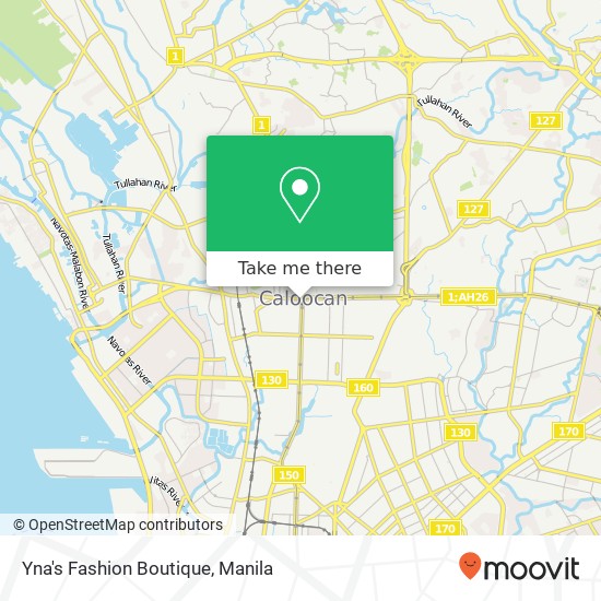 Yna's Fashion Boutique, Barangay 76, Caloocan City map