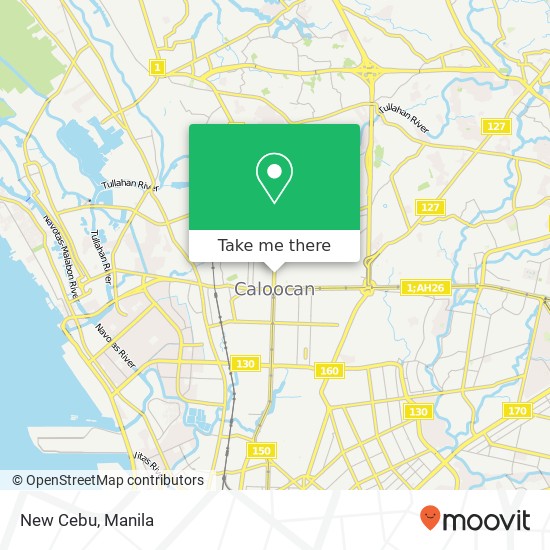 New Cebu, MacArthur Hwy Barangay 81, Caloocan City map
