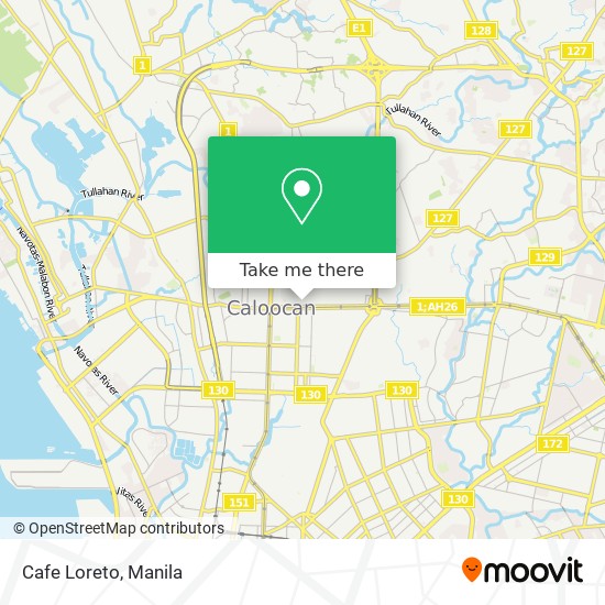 Cafe Loreto map