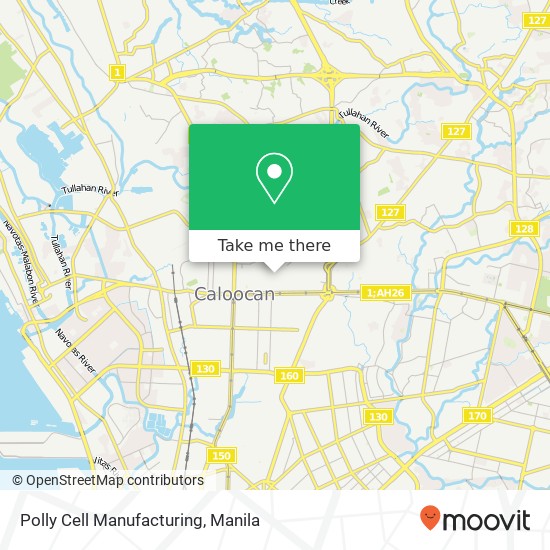 Polly Cell Manufacturing, Gen. Concepcion Barangay 134, Caloocan City map