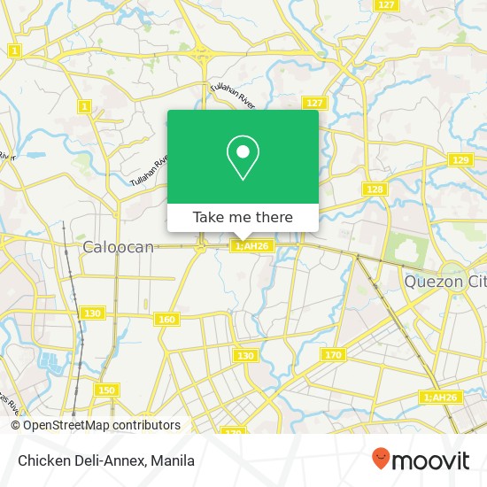 Chicken Deli-Annex, 1138 EDSA Apolonio Samson, Quezon City map