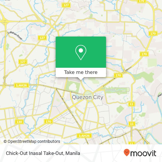 Chick-Out Inasal Take-Out, Visayas Ave Vasra, Quezon City map