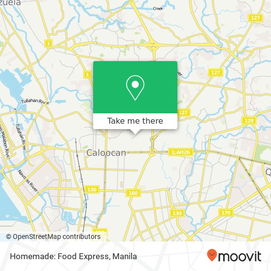 Homemade: Food Express, Malolos Ave Barangay 140, Caloocan City map