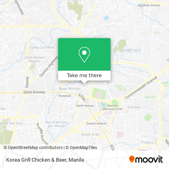 Korea Grill Chicken & Beer map