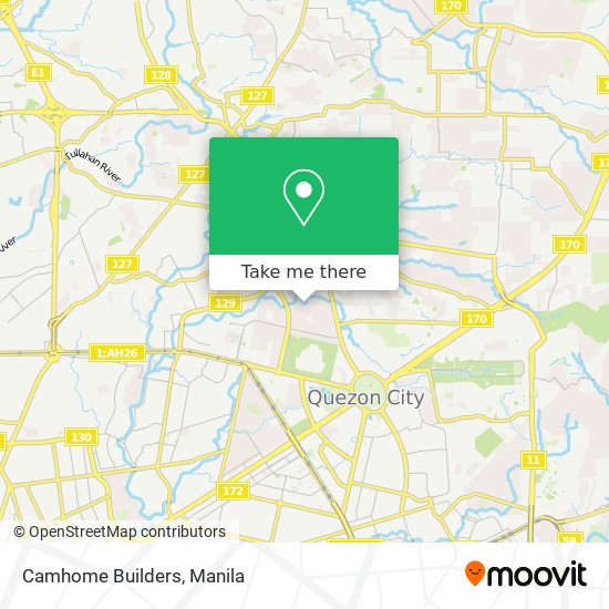 Camhome Builders map