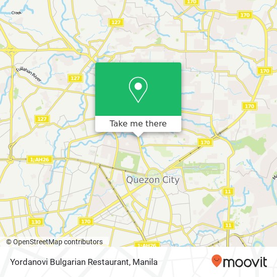 Yordanovi Bulgarian Restaurant, 80 Visayas Ave Vasra, Quezon City map