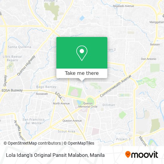 Lola Idang's Original Pansit Malabon map