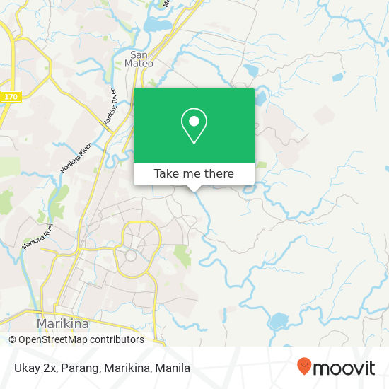 Ukay 2x, Parang, Marikina map