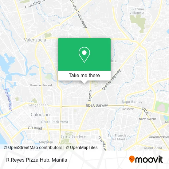 R.Reyes Pizza Hub map