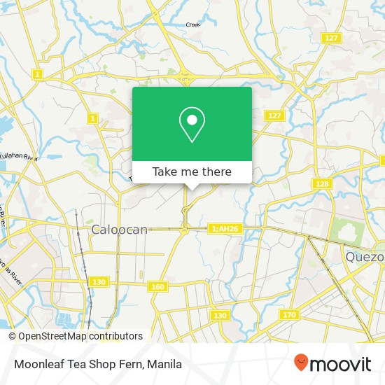 Moonleaf Tea Shop Fern, 1107 Sampaguita St Balong Bato, Quezon City map