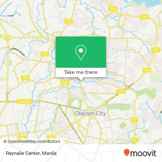 Reynalie Center, Visayas Ave Bahay Toro, Quezon City map