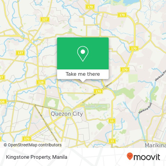Kingstone Property, Tandang Sora Ave New Era, Quezon City map