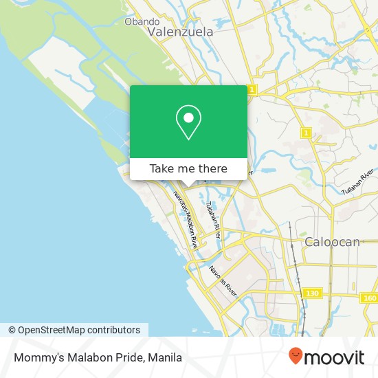 Mommy's Malabon Pride, Gov. W. Pascual Ave Concepcion, Malabon map