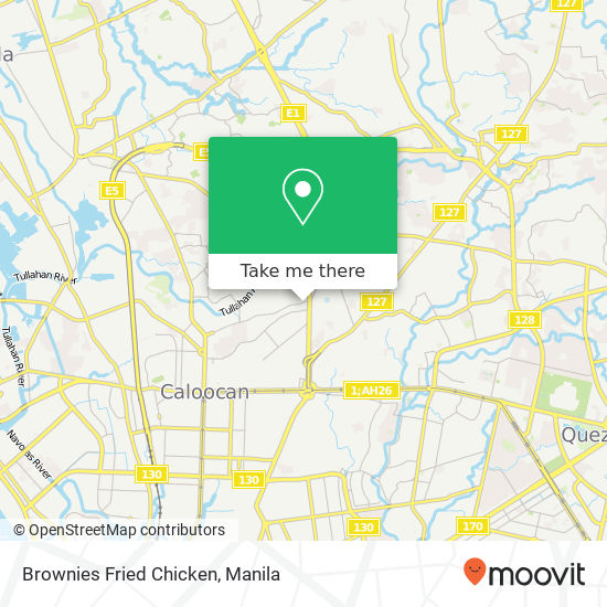 Brownies Fried Chicken, Victoneta Ave Potrero, Malabon map