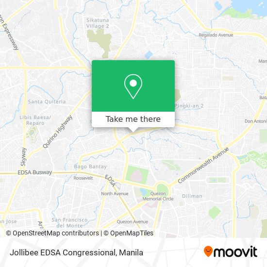 Jollibee EDSA Congressional map