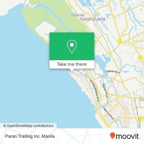 Paran Trading Inc, San Roque, Navotas map