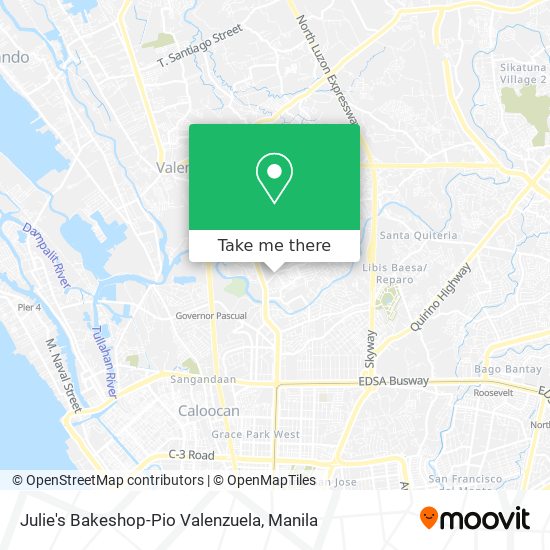 Julie's Bakeshop-Pio Valenzuela map