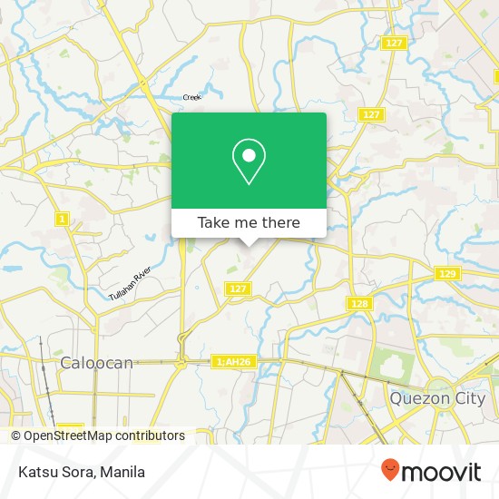 Katsu Sora, Quezon Baesa, Quezon City map