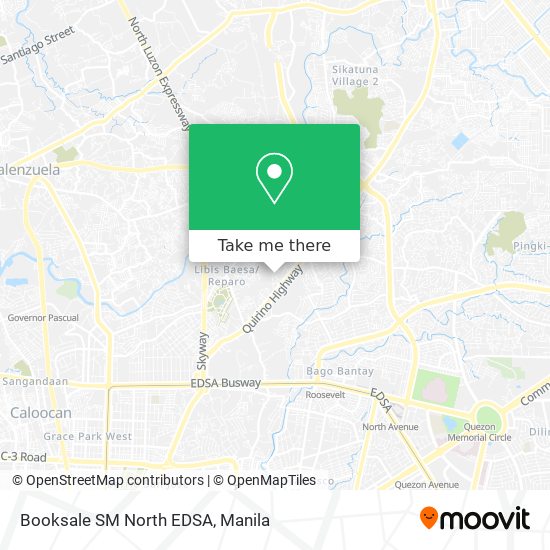 Booksale SM North EDSA map