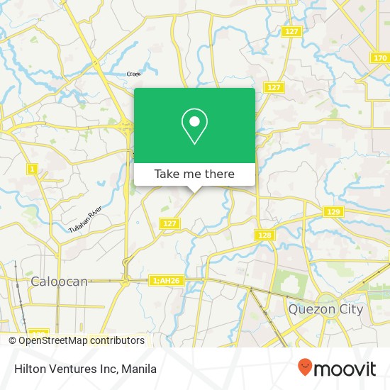 Hilton Ventures Inc, Quirino Hwy Baesa, Quezon City map