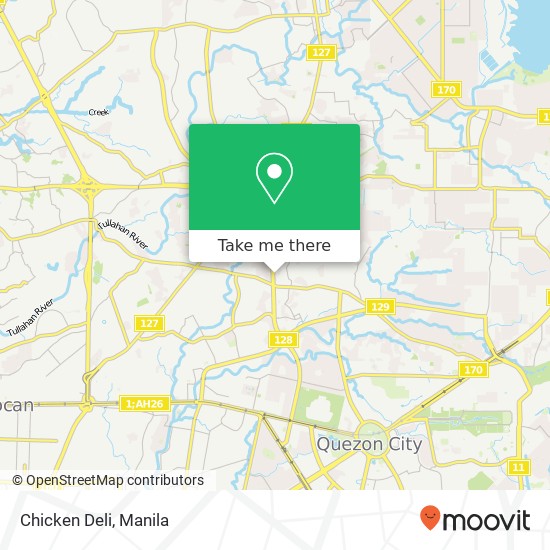 Chicken Deli, 20 Mindanao Ave Tandang Sora, Quezon City map