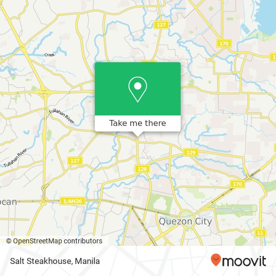 Salt Steakhouse, Mindanao Ave Tandang Sora, Quezon City map